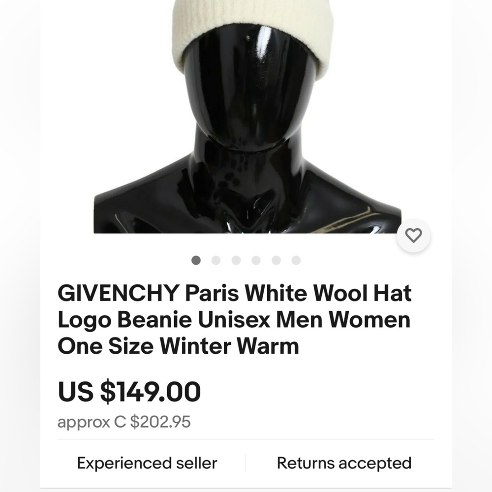 GIVENCHY beanie Gorgeous brand new